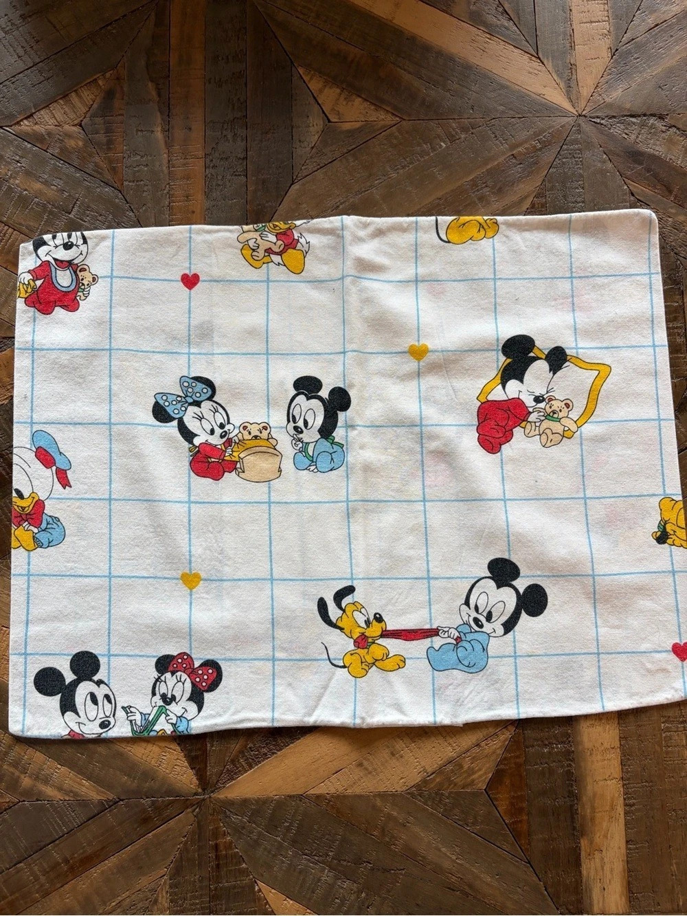 Vintage Disney Mickey & Friends toddler pillowcase